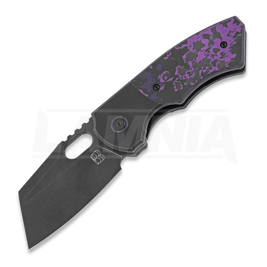 Berg Blades Slim Purple Haze FatCarbon folding knife, DLC