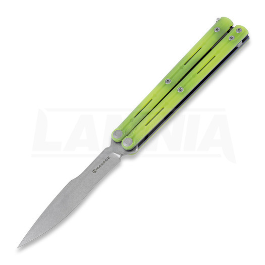 Nož motýlek Maxace Serpent Striker v3, žlutá