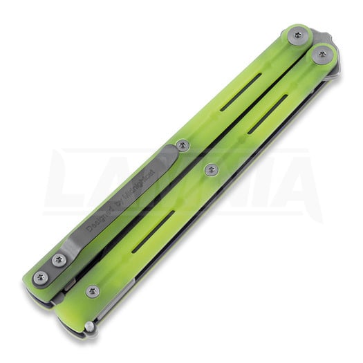 Maxace Serpent Striker v3 バタフライナイフ, 黄色