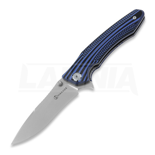 Maxace Zealot III Black Blue 折り畳みナイフ