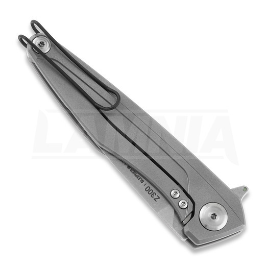 ANV Knives Z300 Plain edge titanium 접이식 나이프
