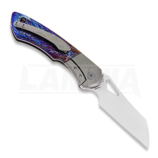 Olamic Cutlery WhipperSnapper WSBL153-W folding knife, wharncliffe
