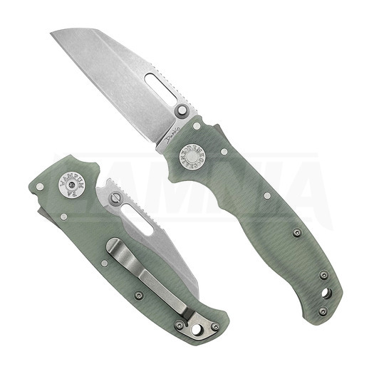 Demko Knives AD20.5 S35VN Shark Foot folding knife, natural