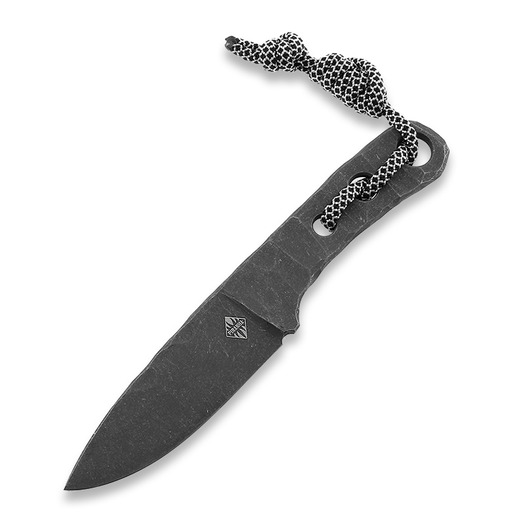 Nóż Piranha Knives Skeleton Necker, black kydex