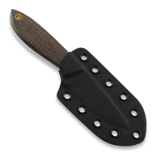 Brisa Bobtail 80 סכין, bison micarta, flat, kydex