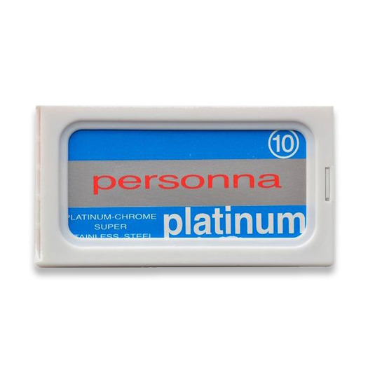 Personna Platinum Red Double Edge Razor Blades 10 pcs
