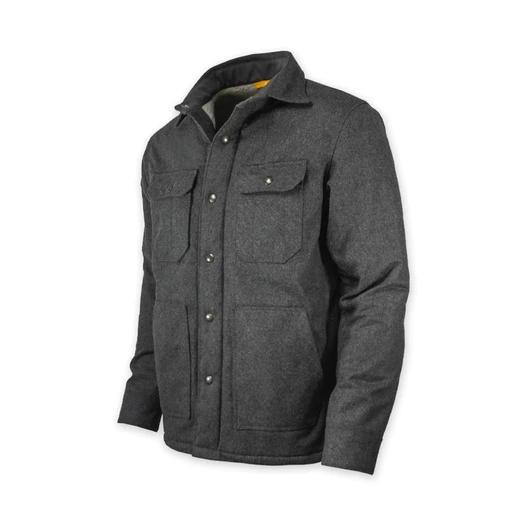 Prometheus Design Werx Shearling Mountain Jacket - Gray Tweed