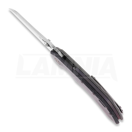 Olamic Cutlery Wayfarer 247 Wharncliffe סכין מתקפלת, Dark Matter, Purple