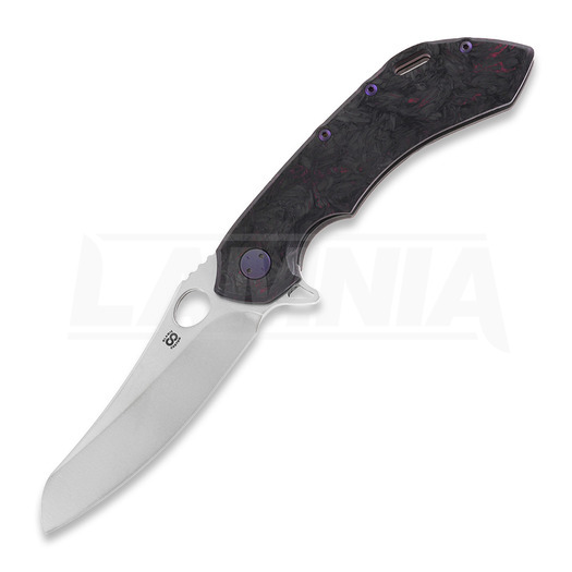 Olamic Cutlery Wayfarer 247 Mouflon összecsukható kés, Dark Matter, Purple