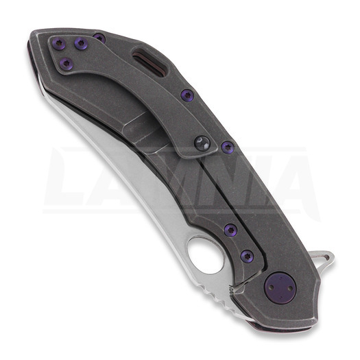 Сгъваем нож Olamic Cutlery Wayfarer 247 Mouflon, Dark Matter, Purple