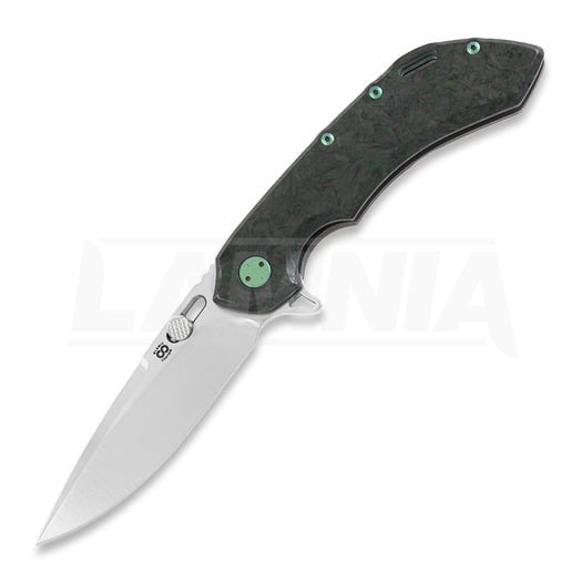 Складной нож Olamic Cutlery Wayfarer 247 Purist, Dark Matter, Green