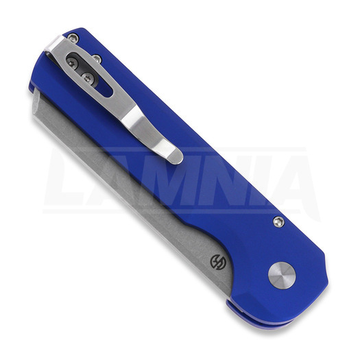 Arcform Slimfoot Auto - Blue Anodize / Stonewash סכין מתקפלת