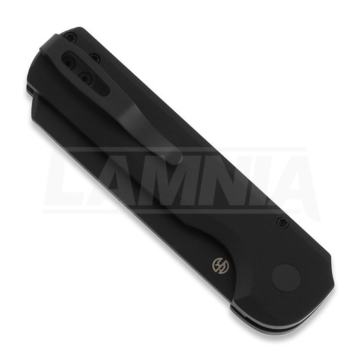 Arcform Slimfoot Auto - Black Anodize / Black Coated folding knife