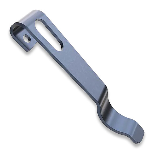 Flytanium Titanium Pocket Clip for Boker Kalashnikov Knives - Blue Anodized