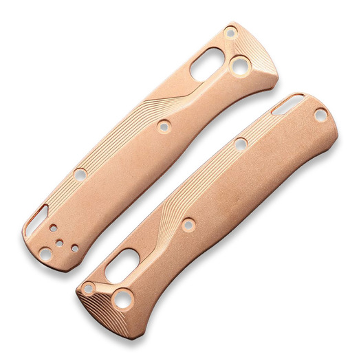 Flytanium Crossfade Copper Scales for Benchmade MINI Bugout, Stonewash