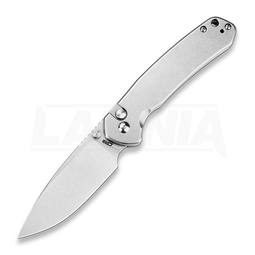 CJRB Pyrite Button Lock Steel folding knife