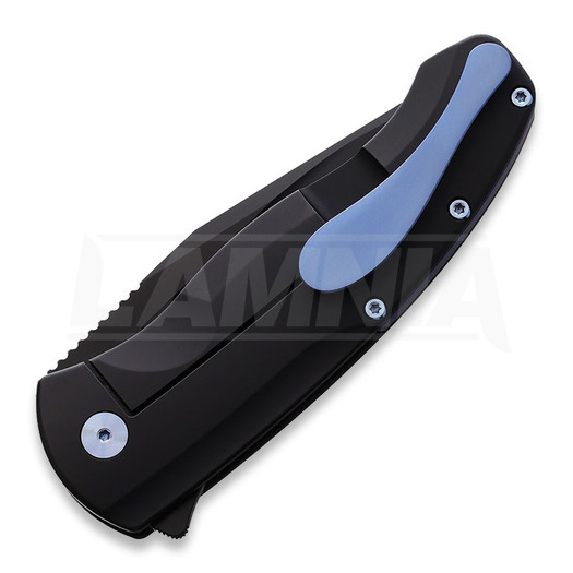Coltello pieghevole PMP Knives Berserker Black Blue Hardware