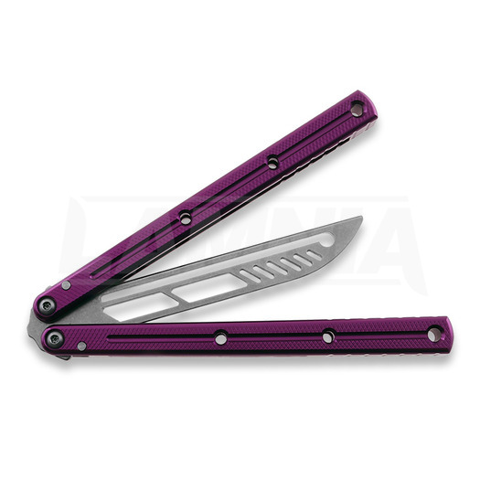 Cvičné nož motýlek Squid Industries Krake Raken Trainer V2.5, purpurový