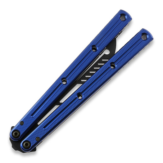 Squid Industries Krake Raken Trainer V2.5 Inked Blue balisong trainer