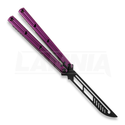 Cvičné nož motýlek Squid Industries Krake Raken Trainer V2.5 Inked Purple