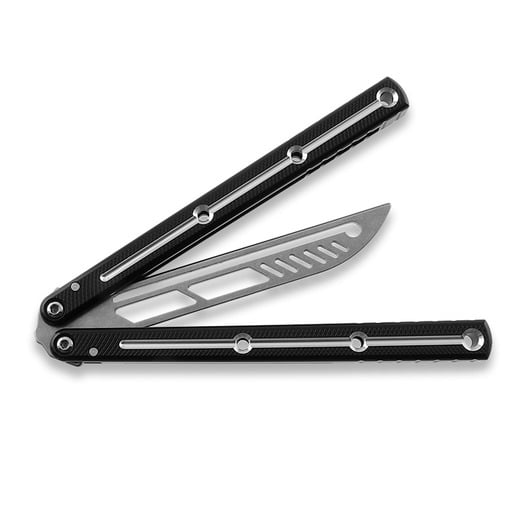 Squid Industries Krake Raken Trainer V2.5 DT balisong trainer, sort