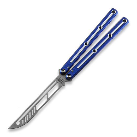 Cvičné nož motýlek Squid Industries Krake Raken Trainer V2.5 DT, modrá