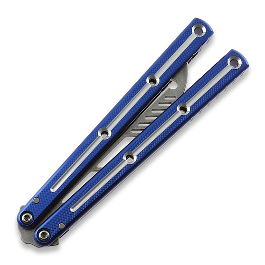 Cvičné nož motýlek Squid Industries Krake Raken Trainer V2.5 DT, modrá