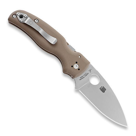 Spyderco Shaman Brown G-10 CPM 15V SPRINT RUN folding knife C229GPBN15V