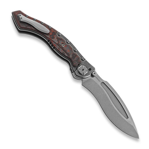 Πτυσσόμενο μαχαίρι Maxace Vortex Red Quartz Carbon Fiber