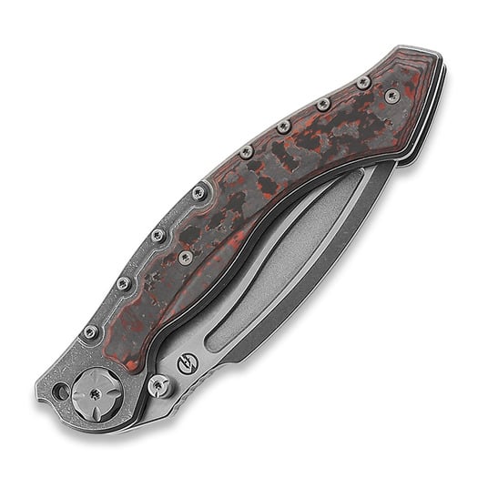 Πτυσσόμενο μαχαίρι Maxace Vortex Red Quartz Carbon Fiber
