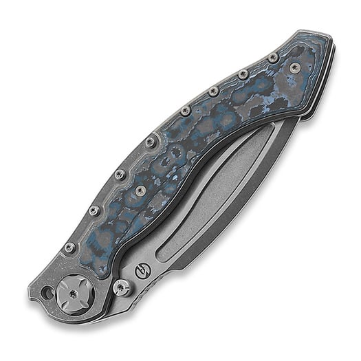 Πτυσσόμενο μαχαίρι Maxace Vortex Blue Quartz Carbon Fiber
