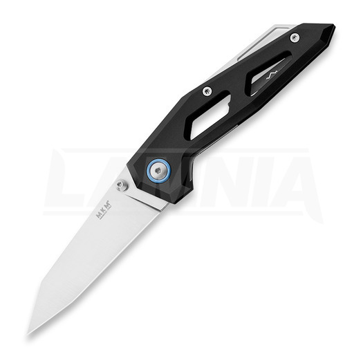 Saliekams nazis MKM Knives Edge Liner, Black anodized aluminum MKEGL-ABK
