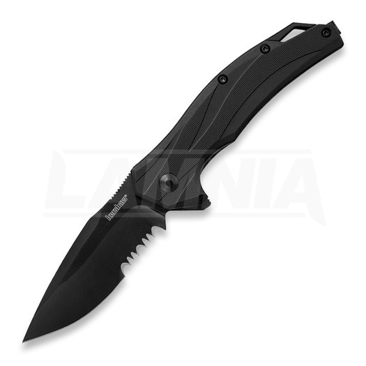 Couteau pliant Kershaw Lateral Black Serrated 1645BLKST