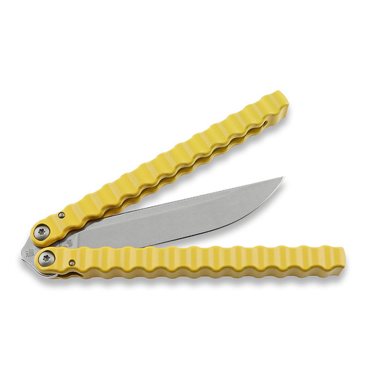 Flytanium Tatersong Limited Edition - Crinkle Cut balisong kniv