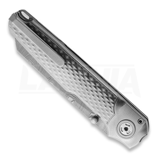 Skladací nôž MKM Knives Miura Damasteel, Integral titanium handle MKMI-D