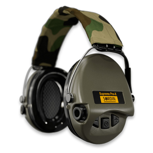 Sordin Supreme Pro-X oorbeschermers, Hear2, Camo band, groen 75302-X-S