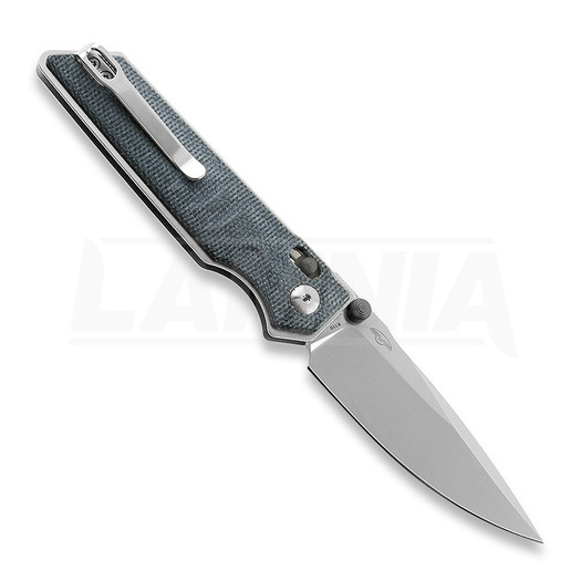 RealSteel Sacra folding knife, Denim Micarta 7711D