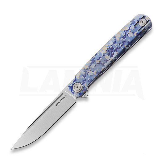 RealSteel G-Frame סכין מתקפלת, Blue Digicamo 7874TC09