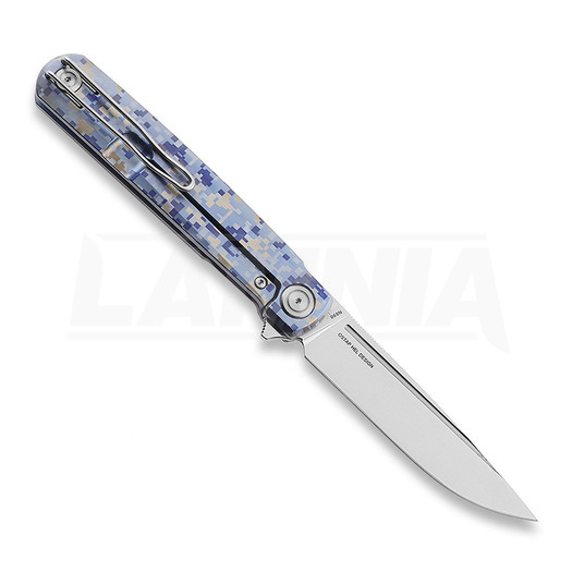 RealSteel G-Frame סכין מתקפלת, Blue Digicamo 7874TC09