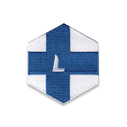 Lamnia Kansallislippu Kuusikulmio kangasmerkki