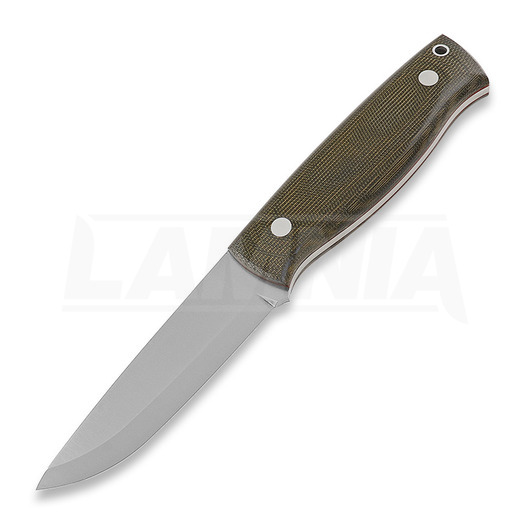 Nordic Knife Design Forester 100 knife, N690, green micarta