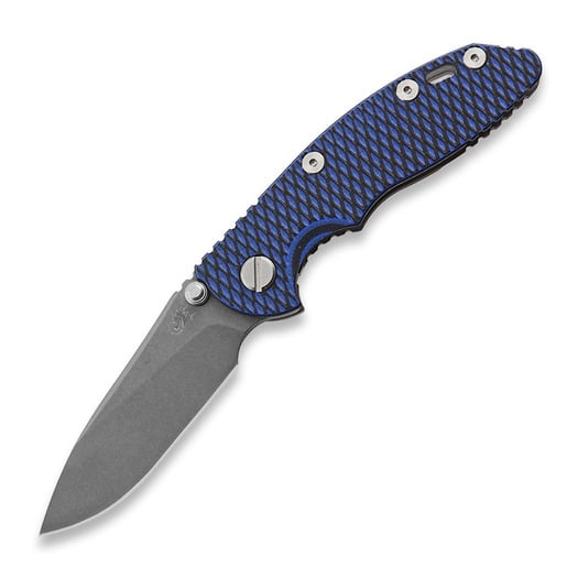 Складной нож Hinderer 3.0 XM-18 Slicer Non Flipper Tri-Way Working Finish Blue/Black G10