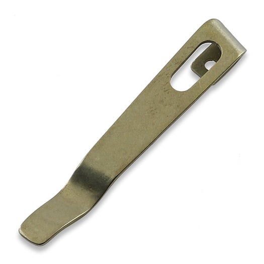 Flytanium Titanium Pocket Clip for Boker Kalashnikov Knives - Gold Anodize