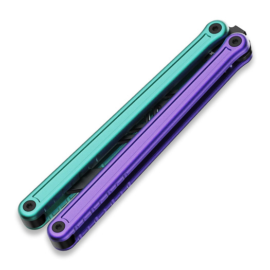 Glidr Antarctic 2 balisong trainer, tealberry