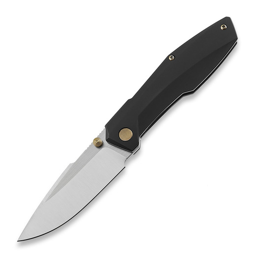 Null Knives Raiden 접이식 나이프, Belt Satin/Black PVD