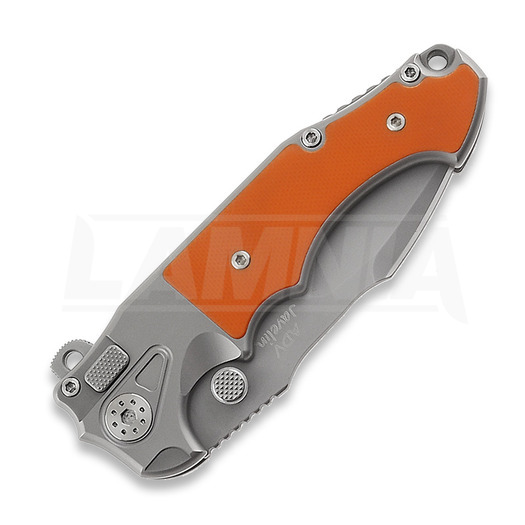 Couteau pliant Andre de Villiers Mini Javelin, Orange G10