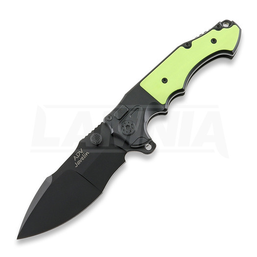 Andre de Villiers Mini Javelin folding knife, Black/Zombie Green