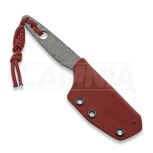 Piranha Knives Orion knife, red kydex