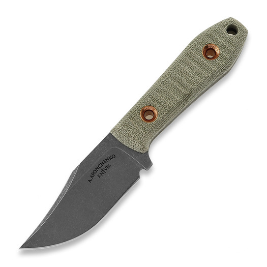 Afonchenko Knives City Bowie mes, od green