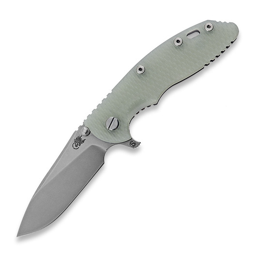 Сгъваем нож Hinderer 3.5 XM-18 Magnacut Skinny Slicer Tri-Way SW Translucent Green G10
